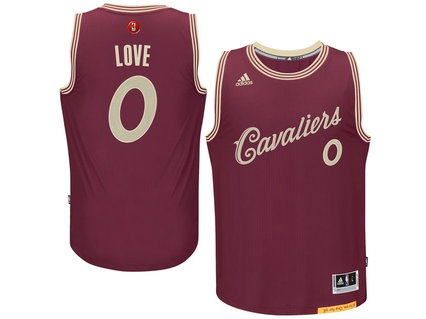 Cavaliers Christmas Day Swingman Red Jersey