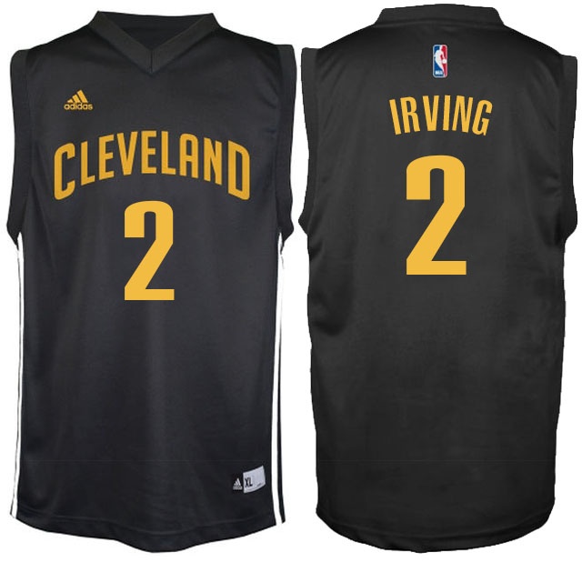 Men's  Cavaliers #2 Kyrie Irving New Swingman Jersey Black