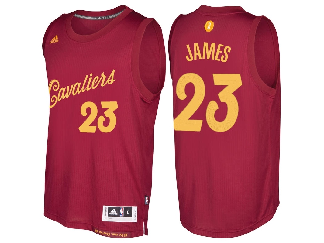 Cavaliers 2016 Christmas Day Swingman Red Jersey