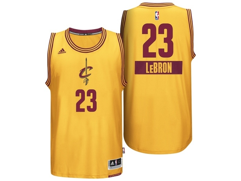 Cavaliers 2014 Christmas Day Swingman Yellow Jersey