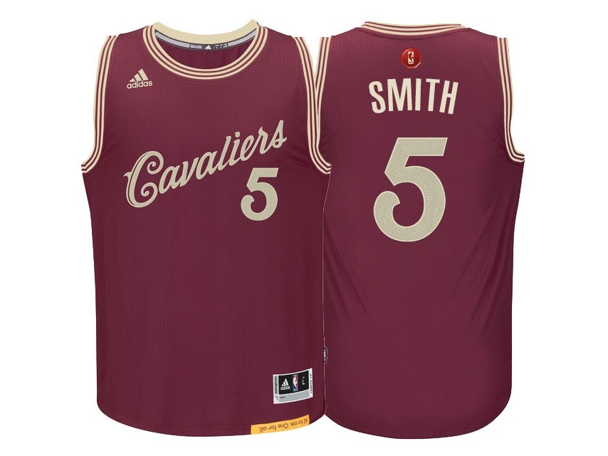 Cavaliers 2015 Christmas Day Swingman Red Jersey