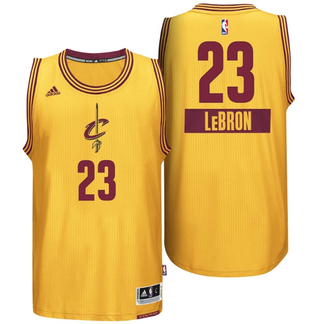 Men's  Cavaliers #23 Lebron James 2014 Christmas Jersey