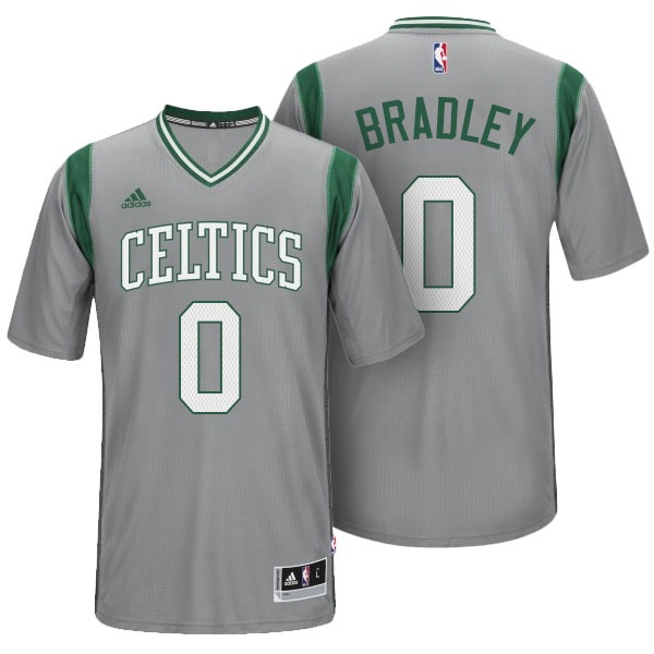 Men's  Celtics Avery Bradley Parquet Pride New Swingman Jersey Grey