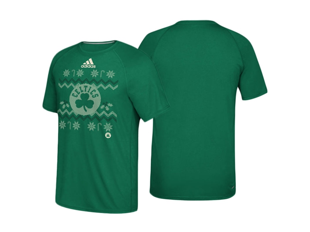 Celtics 2016 Christmas Day climalite Ultimate Green T-Shirt