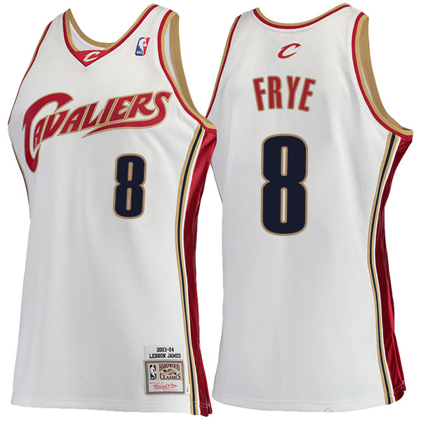 Women's Channing Frye Cleveland Cavaliers Mitchell Ness Hardwood Classics Rookie Authentic White Jersey