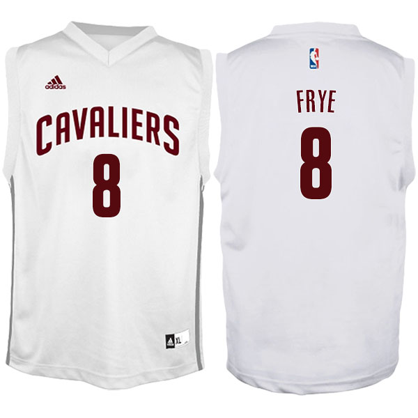 Men's  Channing Frye Cleveland Cavaliers White-Red Jersey