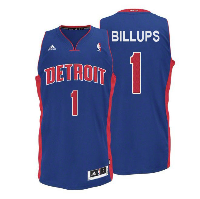 Men's  Chauncey Billups Detroit Pistons Road Jersey