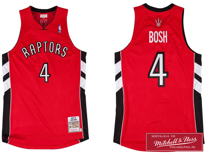 Men's Chris Bosh 2003-2004 Red Jersey