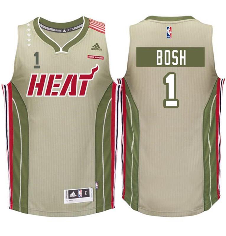 Men's Chris Bosh Home strong Swingman Light Green Jersey