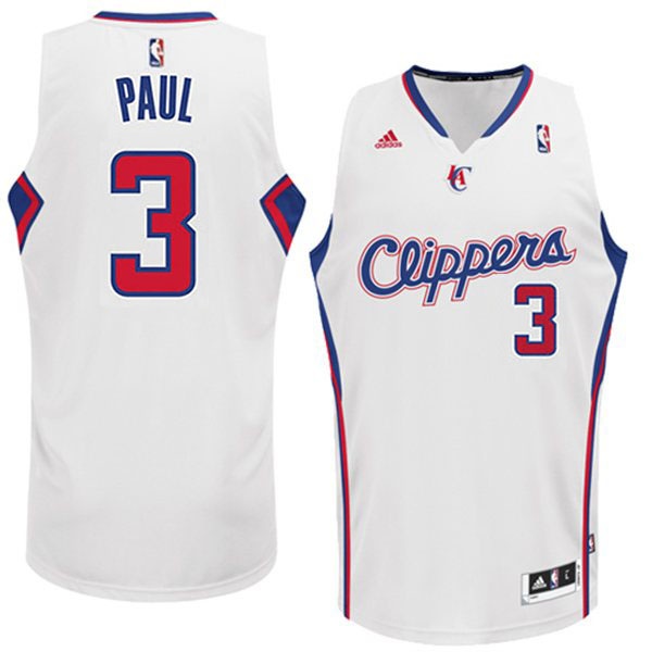 Men's  Los Angeles Clippers #3 Chris Paul 2014-15 New White Jersey