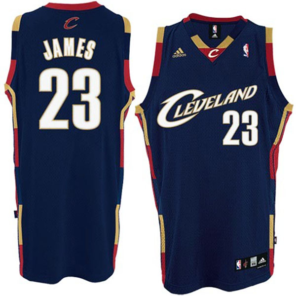 Men's LeBron James Cleveland Cavaliers #23 Soul Swingman Blue Jersey