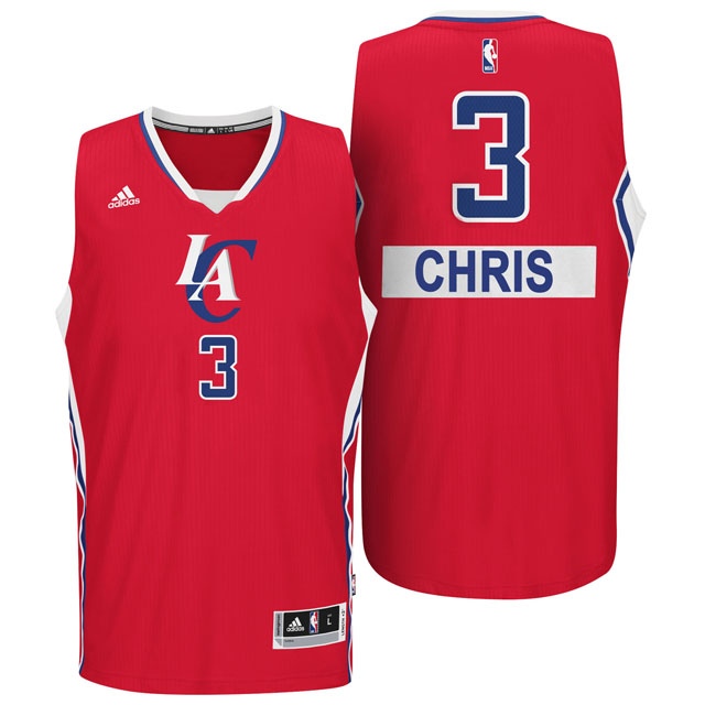 Men's  Clippers #3 Chris Paul 2014 Christmas Day Jersey