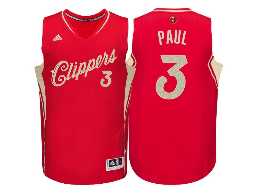 Clippers 2015 Christmas Day Red Jersey