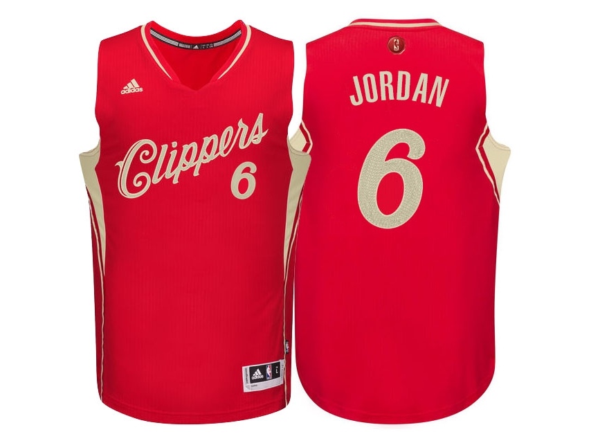 Clippers 2015 Christmas Day Red Jersey