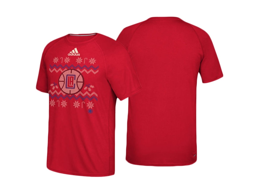 Clippers 2016 Christmas Day climalite Ultimate Red T-Shirt