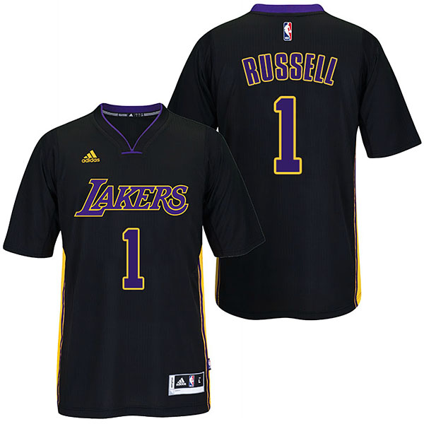 Men's  D'Angelo Russell Los Angeles Lakers Hollywood Nights Jersey