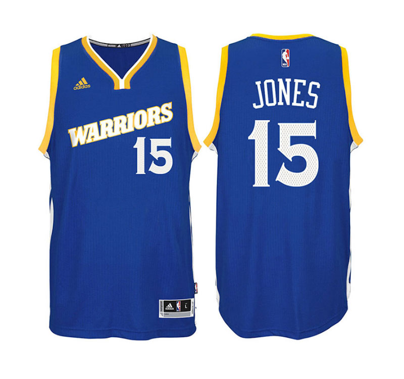 Men's Damian Jones Stretch Crossover Road Swingman Royal Jersey