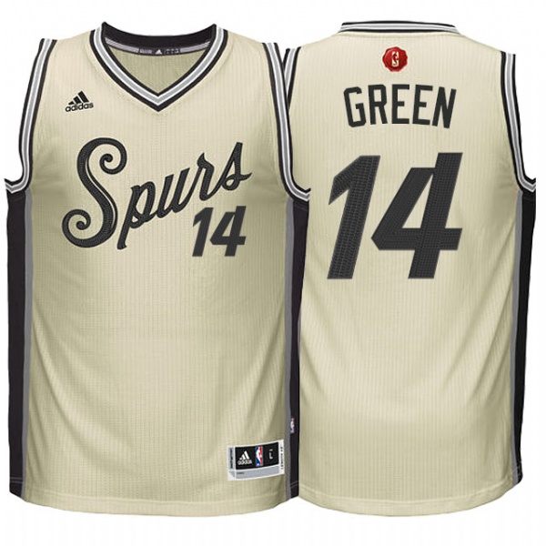 Men's  Danny Green Spurs 2015-16 Christmas Day #14 Jersey