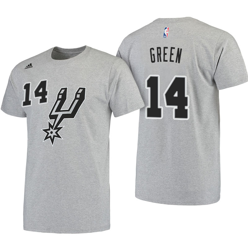 Men's  Danny Green San Antonio Spurs Gray T-shirt