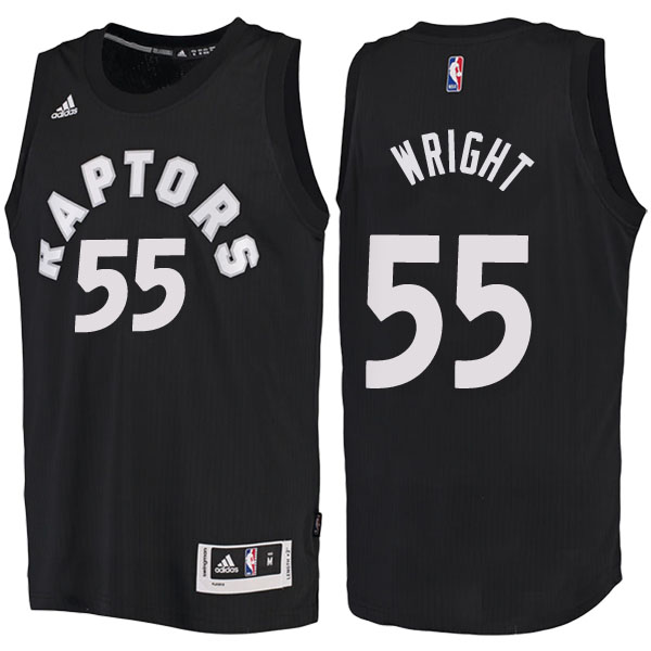 Men's  Delon Wright Toronto Raptors Black Jersey