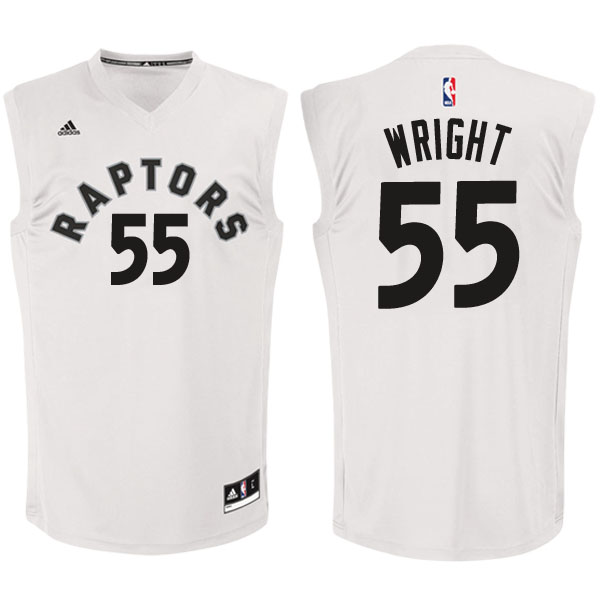 Men's  Delon Wright Toronto Raptors White Jersey