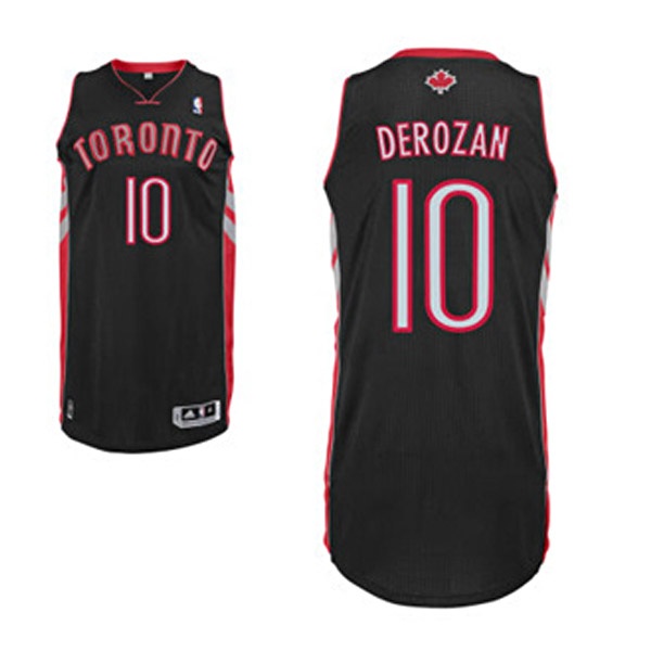 Men's  Raptors #10 DeMar DeRozan Black Jersey