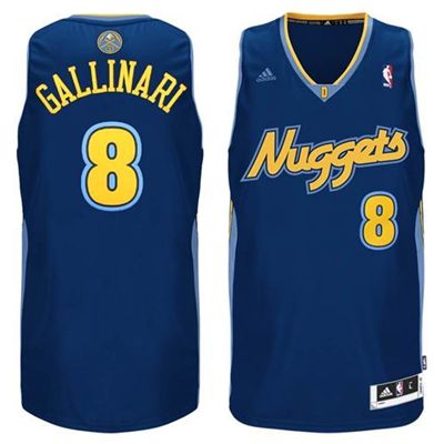 Men's  Denver Nuggets #8 Danilo Gallinari Alternate Jersey