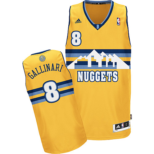 Men's  Danilo Gallinari Denver Nuggets Alternate Gold Jersey