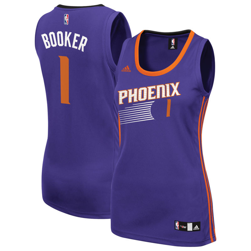 Women's Devin Booker Replica Purple Jersey