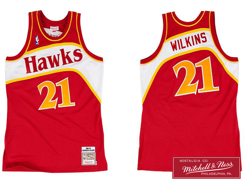 Men's Dominique Wilkins 1986-87 Red Jersey