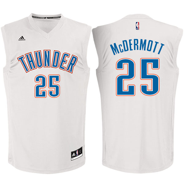 Men's  Doug McDermott Oklahoma City Thunder Adidas Fashion White Jersey