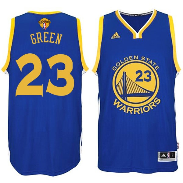 Men's  Draymond Green Warriors 2015 Finals Road Blue Jersey