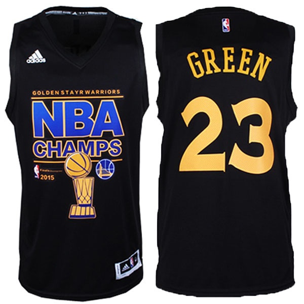 Men's  Warriors #23 Draymond Green 2015 NBA Champions Jersey