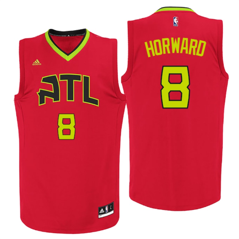 Men's  Atlanta Hawks# 9 Dwight Howard 2016-17 Red Jersey