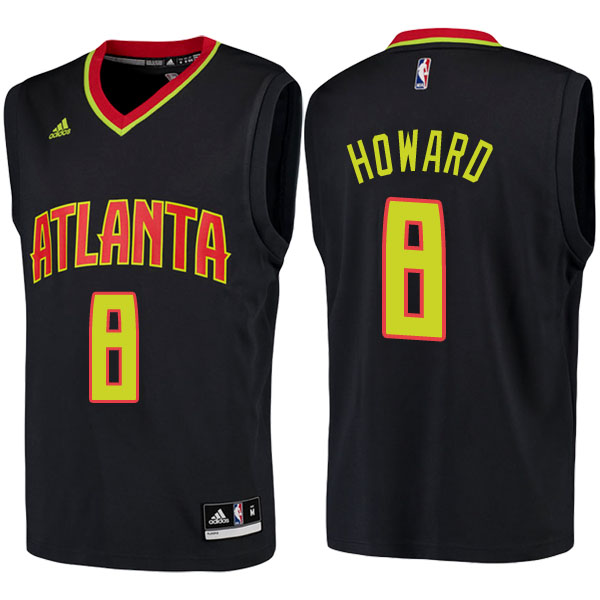 Men's  Dwight Howard Atlanta Hawks Black Jersey