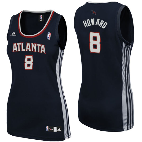 Women's Dwight Howard Atlanta Hawks Black-White Jersey