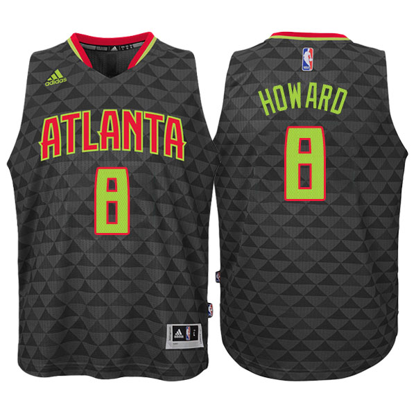 Men's  Dwight Howard Atlanta Hawks Charcoal-Green-Red Jersey