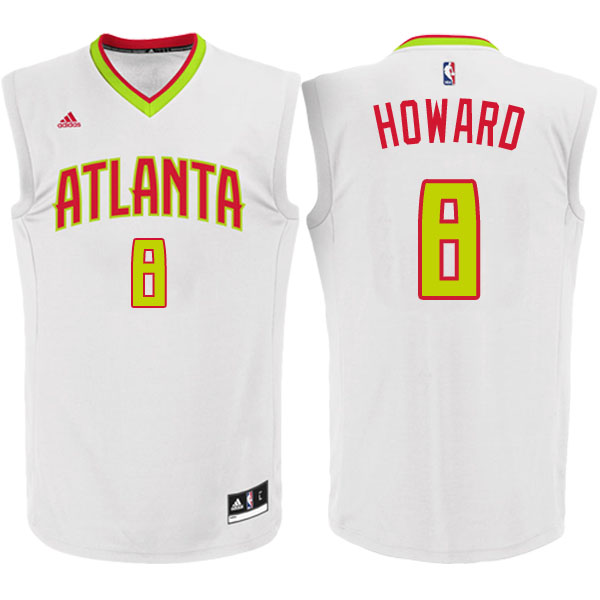 Men's  Dwight Howard Atlanta Hawks White Jersey