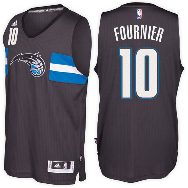 Men's  Evan Fournier Orlando Magic Black Jersey