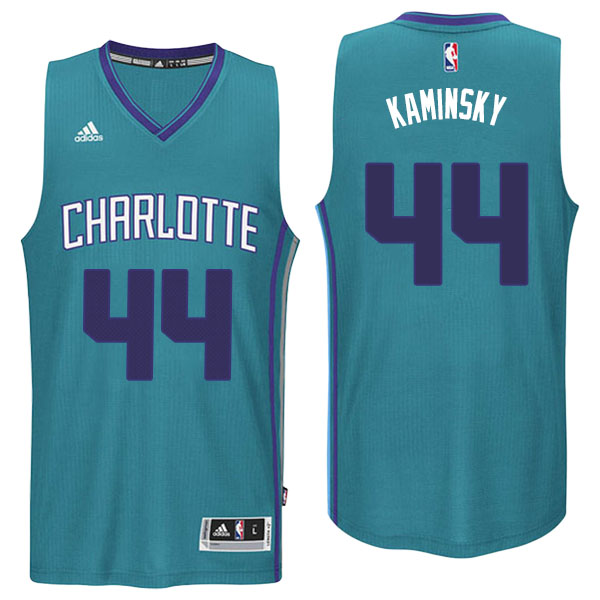 Men's  Frank Kaminsky Charlotte Hornets Adidas Swingman Alternate Teal Jersey