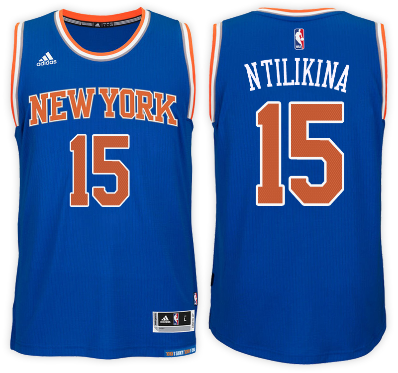 Men's Frank Ntilikina NBA Swingman Road Royal Jersey