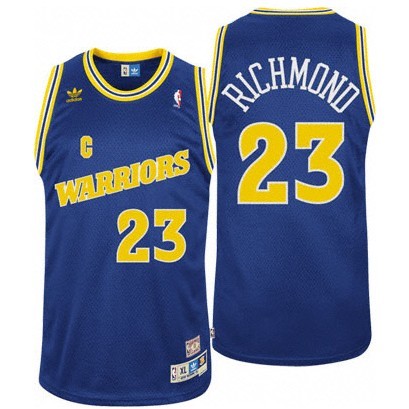 Men's  Mitch Richmond Golden State Warriors Throwback Blue Jersey