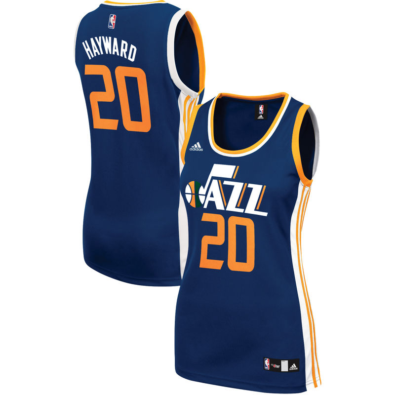 Women's Gordon Hayward Road Replica Navy Jersey