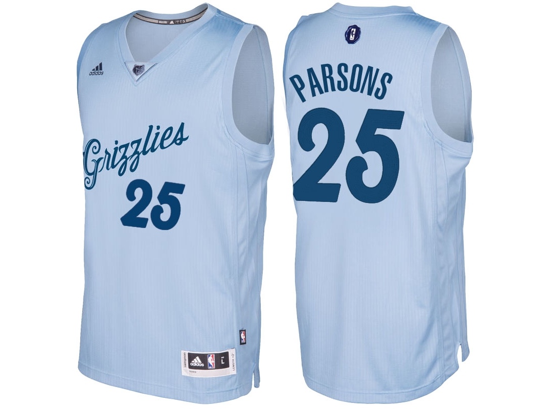 Grizzlies 2016 Christmas Day Swingman Blue Jersey