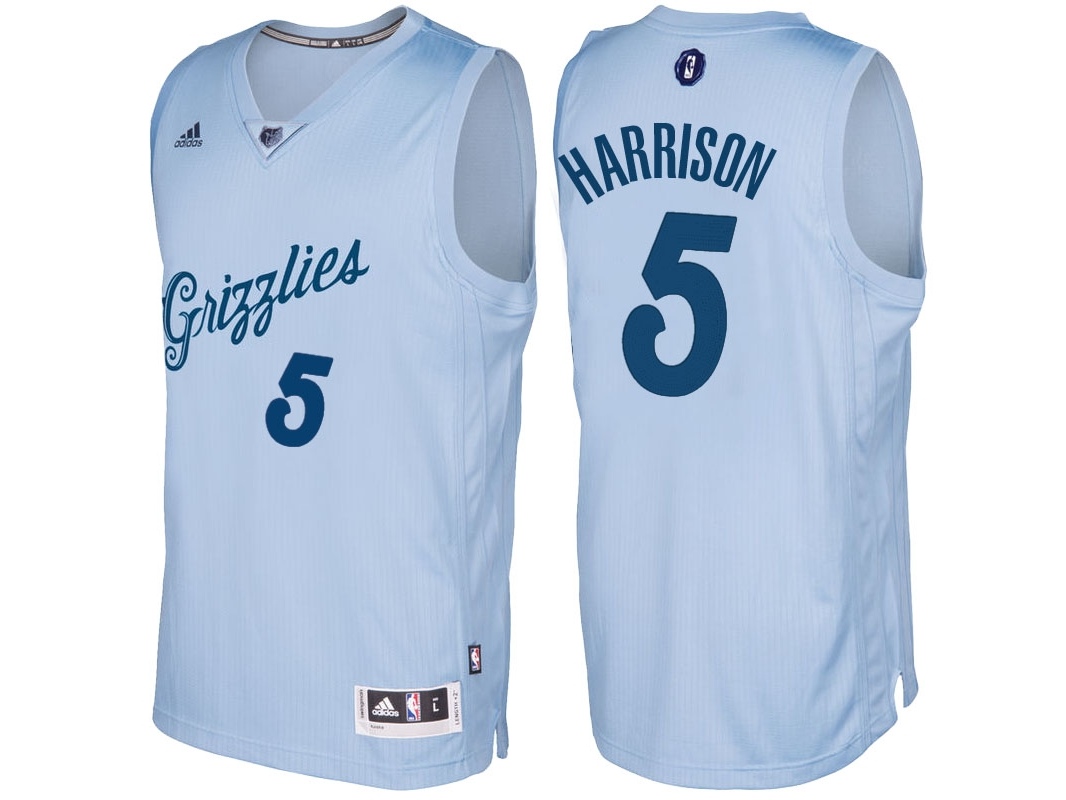 Grizzlies 2016 Christmas Day Swingman Blue Jersey