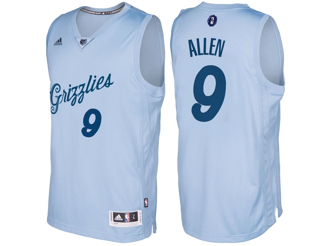 Grizzlies 2016 Christmas Day Swingman Blue Jersey