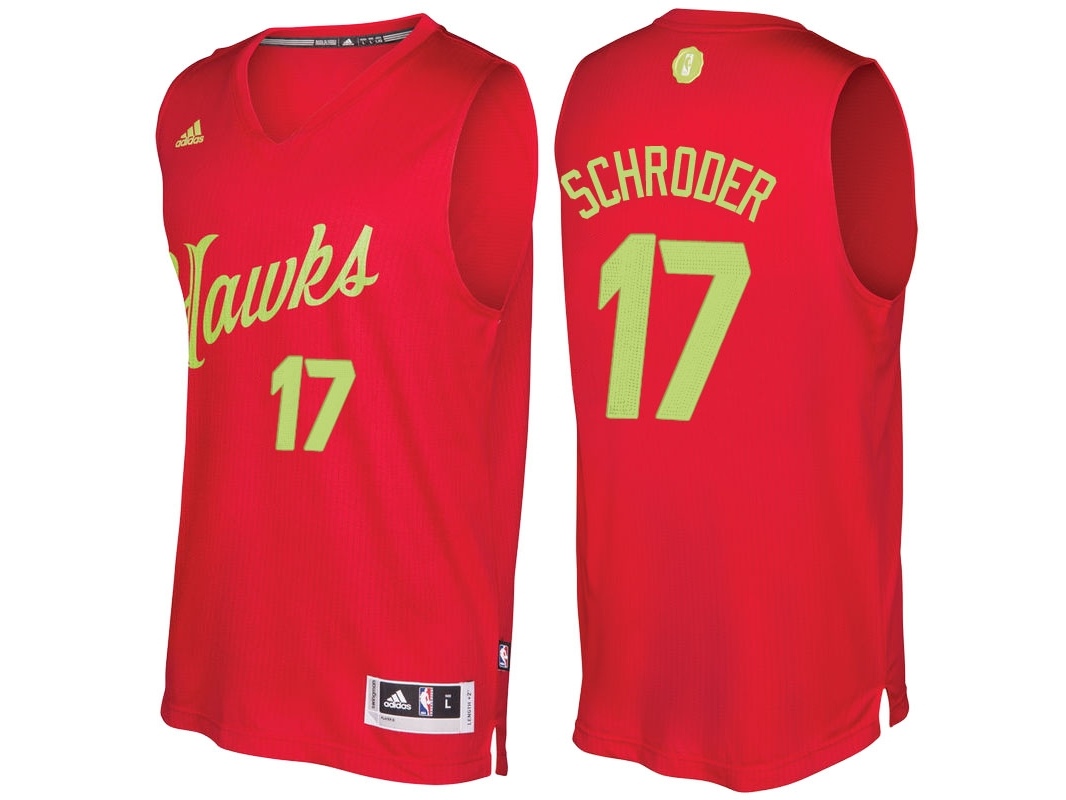 Hawks 2016 Christmas Day Swingman Red Jersey