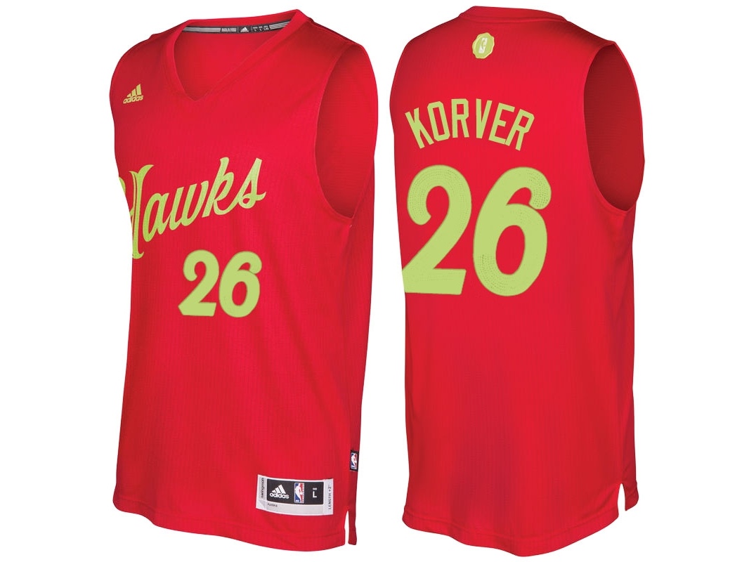 Hawks 2016 Christmas Day Swingman Red Jersey