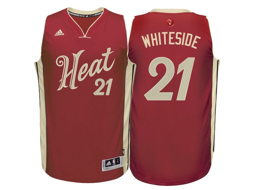 Heat 2015 Christmas Day Swingman Red Jersey