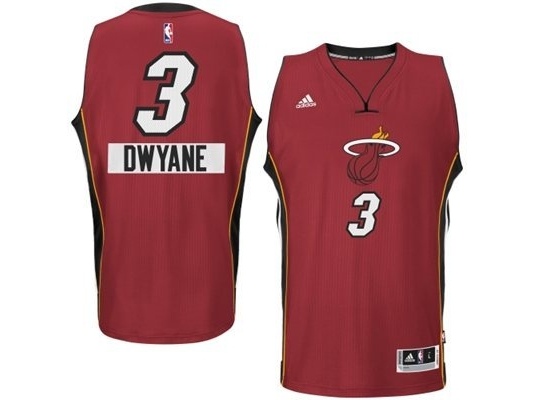 Heat 2014 Christmas Day Swingman Red Jersey